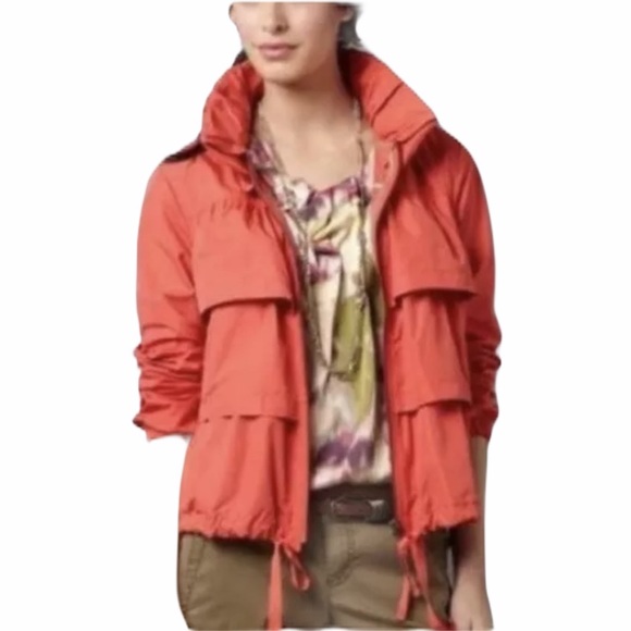 LOFT Jackets & Blazers - 5️⃣for💲25 Loft Orange Windbreaker Jacket M